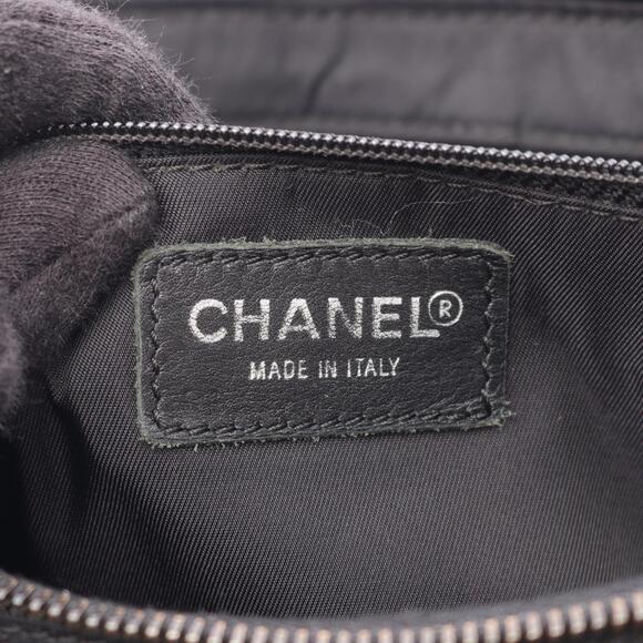 CHANEL Black Leather Backpack